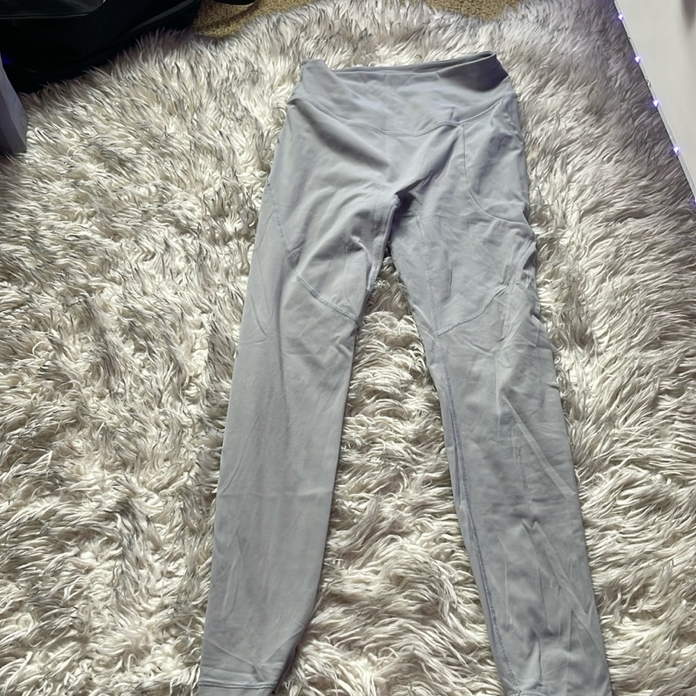 Gray leggings